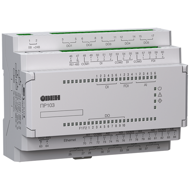 ПР103 программируемое реле с Ethernet