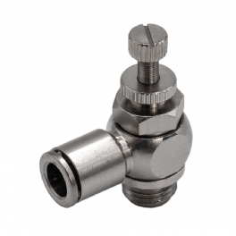 EMSC06-M5-A Дроссель с обратным клапаном латунь М5 6мм