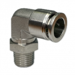 SPL08-02S1P Штуцер угловой нерж PT1/4 8мм